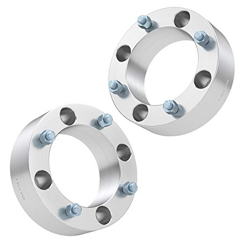 Rocktrix - 2 Inch Atv Wheel Spacers (4X137, 110Mm Bore, 10X1.25 Studs And Cone Seat Nuts) Compatible With Kawasaki Can-Am Bombardier (Read Listing For Year Model) Utv Silver V3 50Mm 4Pcs #TOP5