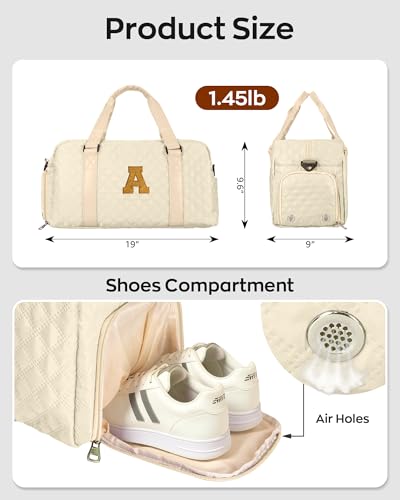 Gifts for Women Girls Travel Duffle Bag: Personalized Weekender Dance Cheer bag Sports for Girl, Gymnastics Bags, Birthday Gifts for Mom/Grad gift, Women Girls Kids Teens - Image 6