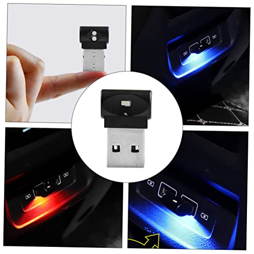 Luces USB para coche Zerodeko de 4 piezas y lámpara de iluminación interior mini 5