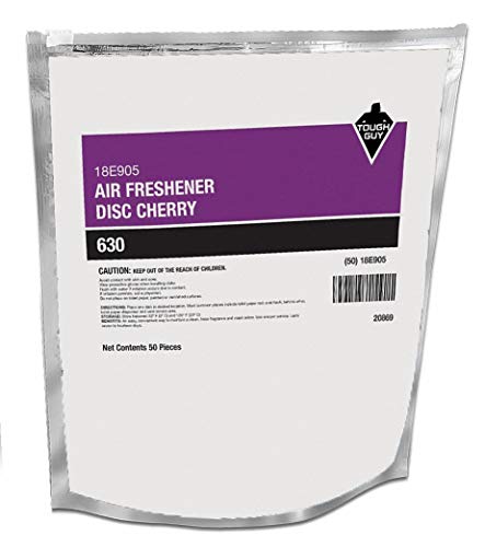 Tough Guy 18E905 Air Freshner Disc, Cherry, PK50