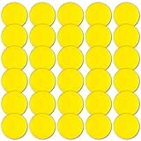 Spot Markers 9 inch 30 Pcs Non-Slip Rubber Agility Markers Flat Field Cones Floor Dots for Football, Soccer, Basketball Training Markers, School Activities, Exercise Drills, Social Distancing Yellow