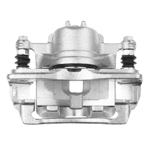 Image of Detroit Axle - Front Right Brake Caliper for 2003 2004 2005 Honda Civic 2002-2006 Acura RSX Disc Brake Caliper with Bracket Assembly Replacement