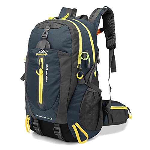 Snsowed 40L Water Resistant Travel Backpack Camp Hike Laptop Daypack Trekking Escalar sacos para homens Mulheres