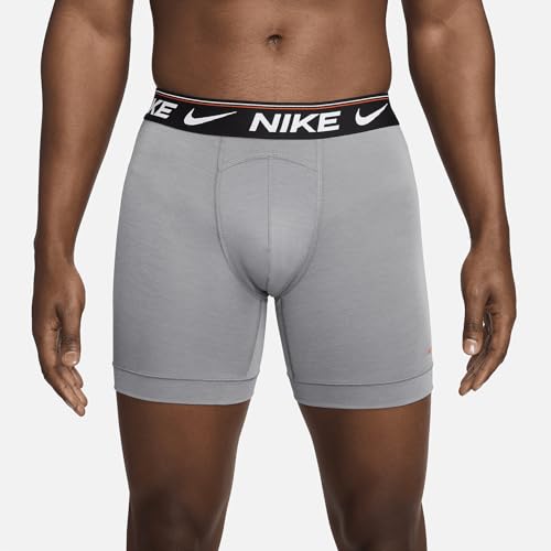 Nike Dri-FIT Ultra Comfort Men's Boxer Briefs (3-Pack) (Light Grey, KE1257-032) Size Medium2