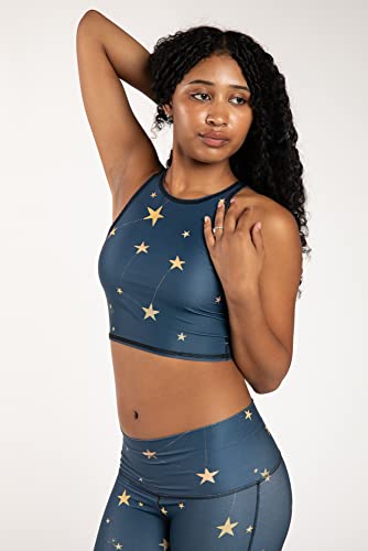 Teeki Great Star Nation Navy Mermaid Tank For Women - X-Small/Small #TOP2