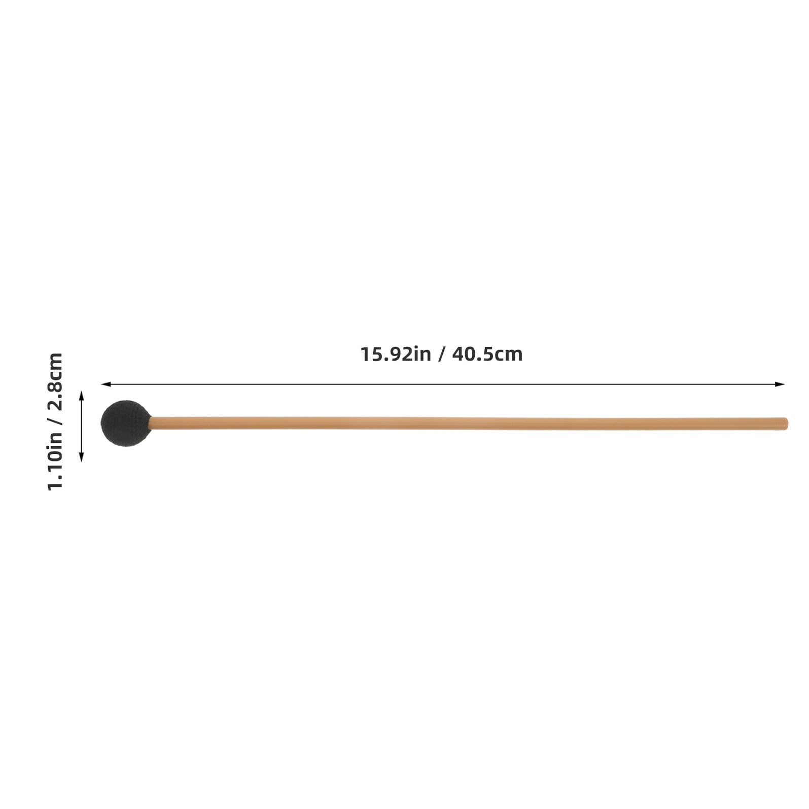Weiche Glockenspielschlägel mit Kunststoffgriff Leichter Schlagstockhammer für Ethereal Drum und Xylophon Geeignet für Bildungszwecke und Proben