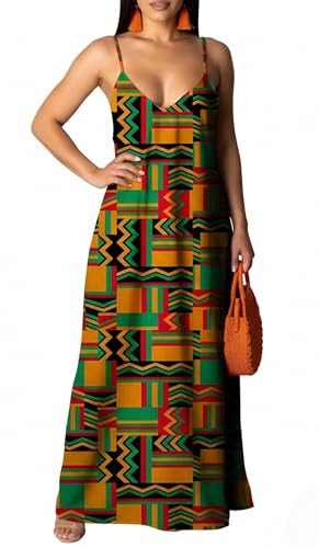 Image of SheKiss 2026 Women's Casual Summer Floral Long Maxi Dresses Floor Length Sleeveless Plus Size Sundresses
