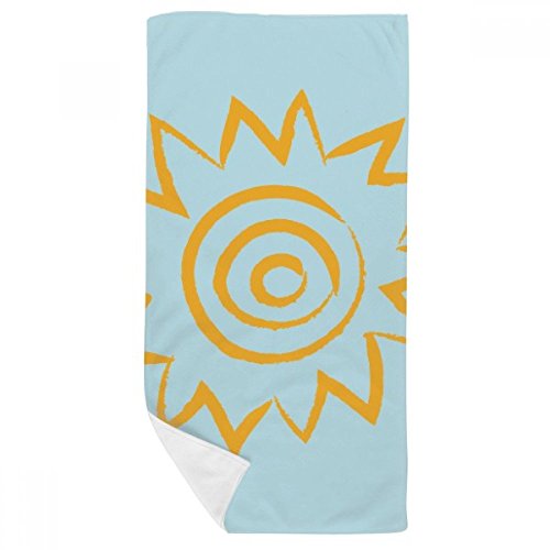 Serviette de bain multicolore 35x70cm douce absorbante