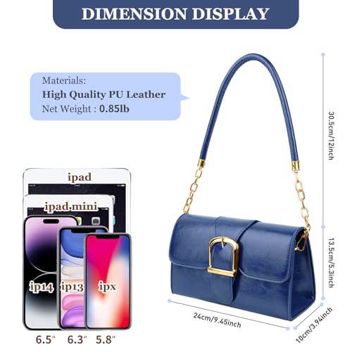 Image of Shoulder Bag for Women, Faux Leather Women's Shoulder Handbags, Fashionable Tote Purses for Women