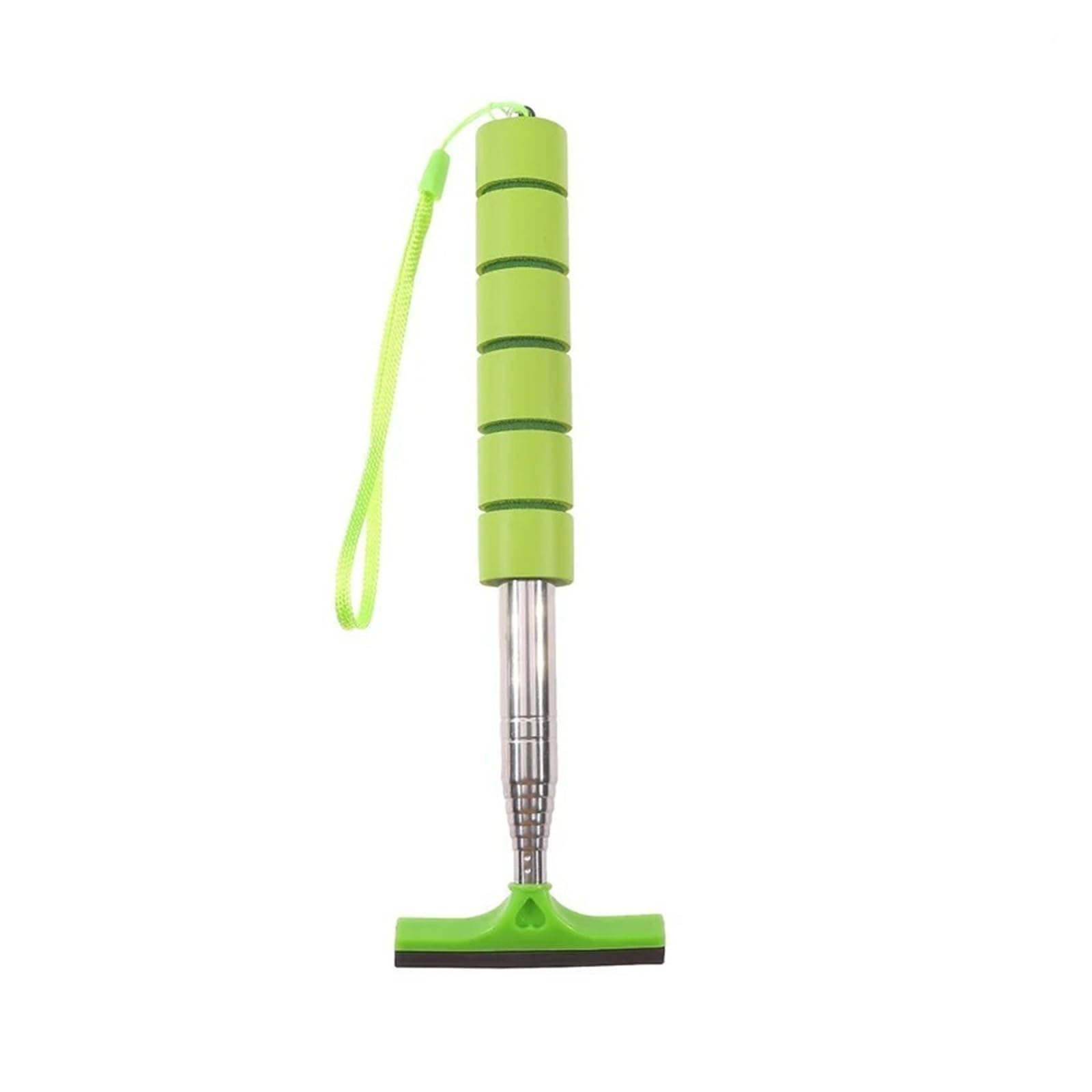 Car rearview mirror wipers Car Rearview Mirror Wiper Stainless Steel Telescopic Retractable(Green)