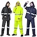 Rain Suit For Men & Women Waterproof Heavy Duty Rain Gear Outdoor All-Sport Work Fishing Jacket & Trouser Raincoats(XL, Blue)