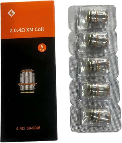 Pack 5 Résistances Z Series Coils - 0.40 ?- E-Cigarette Sans Nicotine et sans Tabac