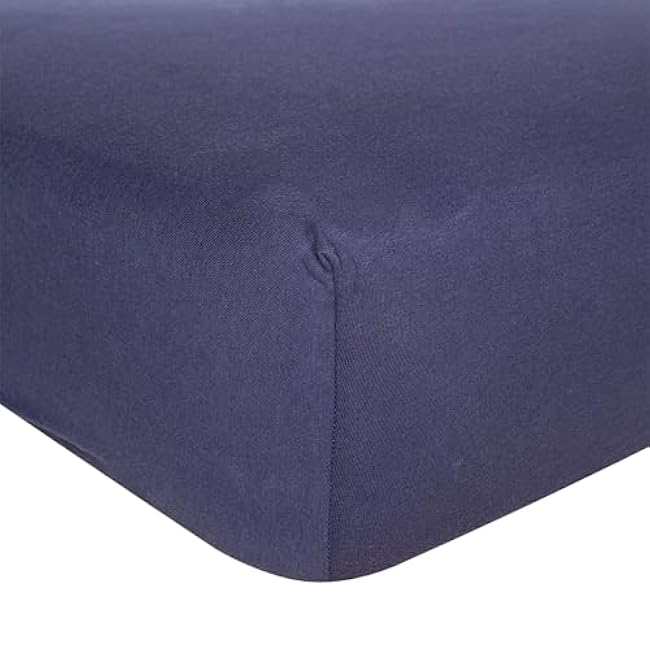 Burt's Bees Baby Essential Organic Cotton Fitted Crib Sheet, Breathable for Boy Girl Standard Crib & Toddler Mattresses