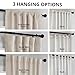 HPD Half Price Drapes - Faux Linen Curtains for Living Room (1 Panel) - 50W X 108L - Textured Room Darkening Curtains for Bedroom 108 Inches Long - Drapes for Home Decor, Birch