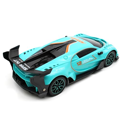 Carrinho de Controle Remoto Recarregável Raider com Luz LED 3D Alta Velocidade Brinquedo Infantil (V