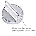 Upgraded Lifetime Appliance 4 x W10594481 Knob Compatible with Whirlpool Stove/Range