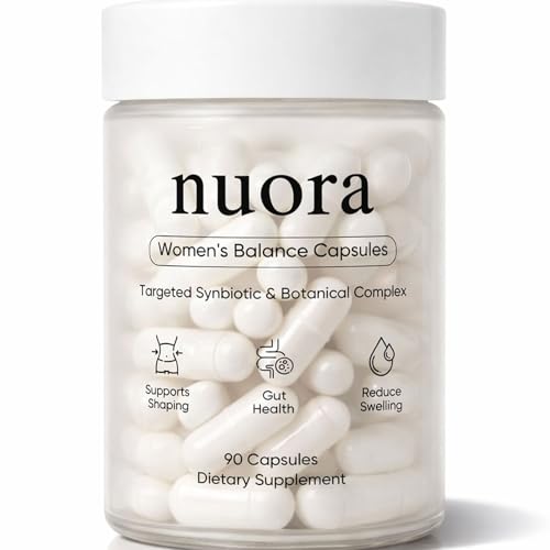 DFTLUUE Nuora Bromelain Gut Health Capsules - Gut Biofilm Ritual with Berberine Digestive Balance & Metabolism Support for Women Non-GMO 90 Capsules