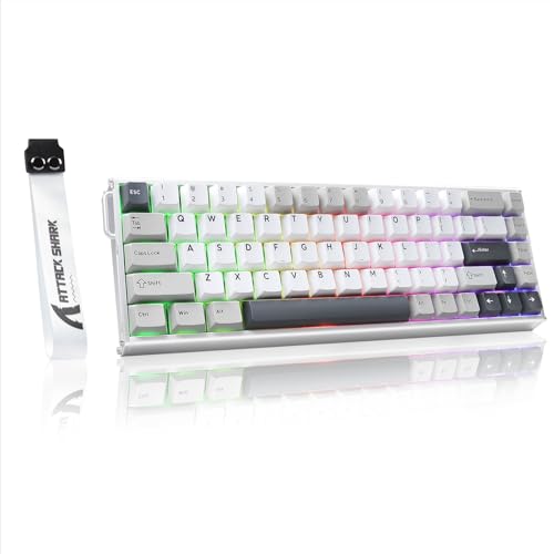 【新品未使用】ATTACK SHARK X68PRO HE ラピッドトリガー 白 Amazon | 【フルアルミ製筐体】ATTACK SHARK X68MAX HE ラピッド