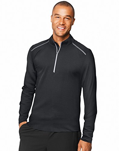 Hanes Pul¨®ver Quarter-Zip del deporte del rendimiento de los hombres, sigilo, 2XL