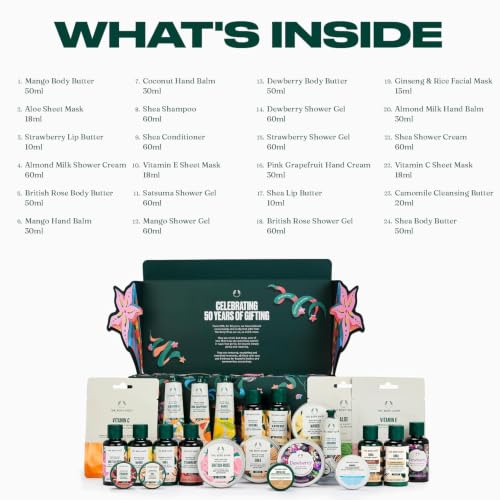 The Body Shop Classic Beauty Advent Calendar Gift Set, Includes Creams & Gels for Shower & Body, Hand Balms and More - Image 5