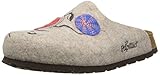 Papillio Women's Helsinki Wool Felt Mule,Poppy Beige,36 EU/5 N US