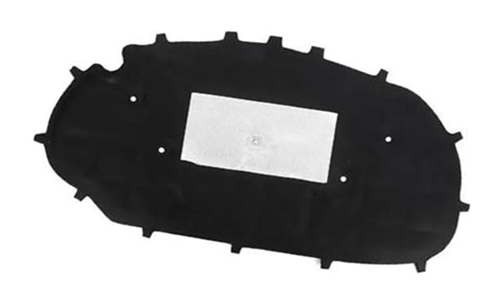 Tafasvcvmk Black Thermal Insulation Mat For Vw For G&Olf 6 Gti Front Hood Engine Cotton Soundproof Cover Thermal Heat Insulation Pad(Black)