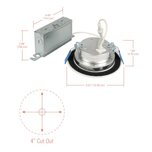 HALO LT 4 inch Baffle Canless LED Recessed Light 5CCT 650 lm - image 6