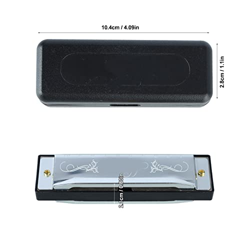 Embouchure Standard, Surface Lisse Harmonica 10 Trous Dur de Longue Durée Aluminium Léger et Acier Inoxydable 20 Mélodies Aucune Déformation pour le Voyage (Argent) - Les Beatles, Paul McCartney, John Lennon, RIngo Starr, George Harrison Embouchure Standard, Surface Lisse Harmonica 10 Trous Dur de Longue Durée Aluminium Léger et Acier Inoxydable 20 Mélodies Aucune Déformation pour le Voyage (Argent) – Image 8