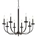 Kichler 52388OZ Kennewick Chandelier, 8-Light 480 Total Watts, Olde Bronze