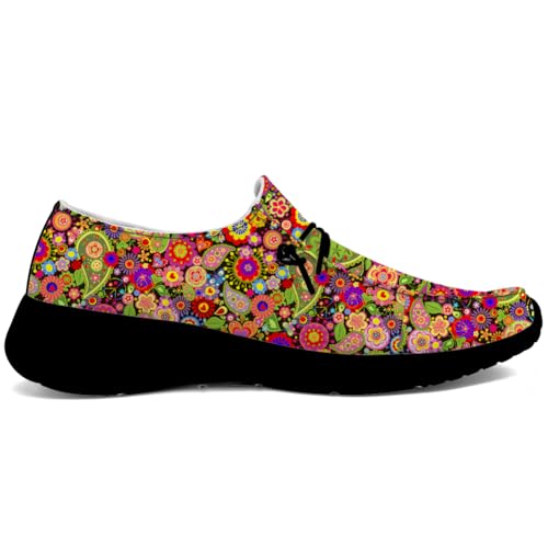 Quorax Slip-on Shoes for Women Men Paisley Loafers Casual Walking Shoes Gifts for Men Women4