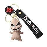 sparkleing Oogie Boogie Silicone Keychain, Nightmare Before Christmas Spooky Character Bag Charm, Funny Horror Cartoon Accessory for Halloween Party, Car Keys & Goth Lover Gifts