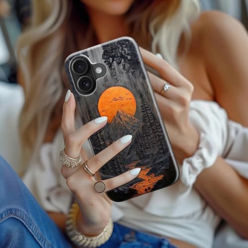 MERRO for iPhone 16 Plus Case,Cute Aesthetic Flower,MagSafe Compatible - image 4