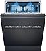 Siemens SX65ZX07CE, iQ500 Smarter Geschirrspüler Vollintegriert, XXL, Besteckschublade, Made in Germany, Zeolith Trocknung, Extra leise, aquaStop, varioSpeed Kurzprogramm, mit Innenbeleuchtung
