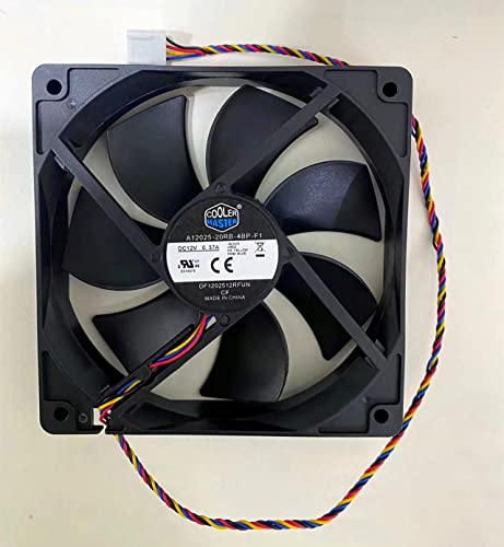 A12025-20RB-4BP-F1 Fan DC12V 0.37A 120×120×25mm Chassis Measurement Speed Control Fan A12025-20RB-4BP-F1