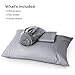 Bedsure Cooling Sheets Twin, Rayon Derived from Bamboo, PureWoven, Breathable & Soft, Deep Pocket Up to 16 Inches, Hotel Luxury Silky Bedding for Hot Sleepers, Silver Grey