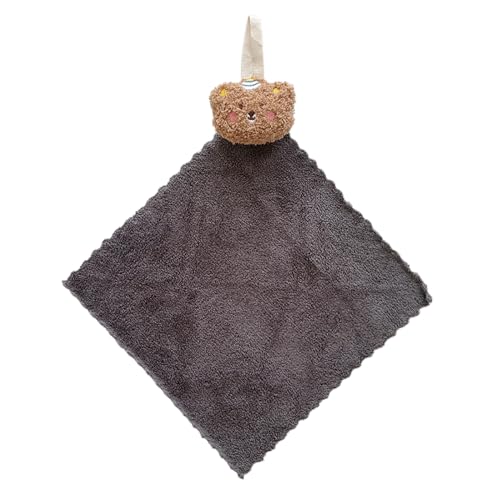 速乾性拭き取りタオル 漫画スクエアタオル クマプリントタオル 赤ちゃん&大人用 旅行や外食に最適