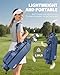 Findway Small Golf Bag Lightweight Pitch and Putt Golf Bag with Stand, 3 Way Golf Stand Bag for Extra Storage in a Smaller Size,Adjustable Straps, Golf Gifts for Men and Women