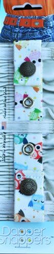 Dapper Snapper Baby & Toddler Adjustable Belt-Owls