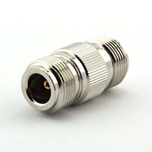 Maxmoral 2PCS N Female to N Female Connector RF Coax Coaxial Adapter