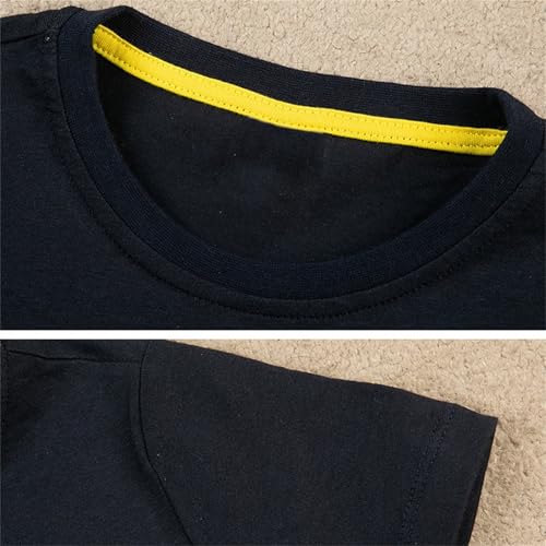 Kids Toddler Boys Girls Short Sleeve T Shirt 𝐔v 𝐏rotection Cotton Round Neck Cute Shirts Casual2