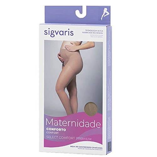 Meia Sigvaris Select Comfort, 20-30 mmHg, Gestante Cor: Natural Tamanho:G2