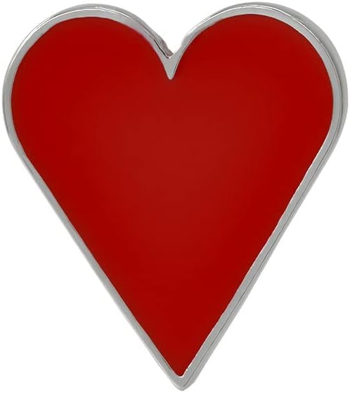 Hearts Spades Diamonds Clubs Brooch Pin 4 Piece Set Poker Shaped Lapel Pin Accessories Gifts image 2