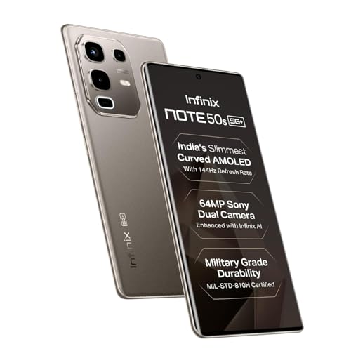 Image of Infinix Note 50s 5G+, Titanium Grey (8GB, 128GB)