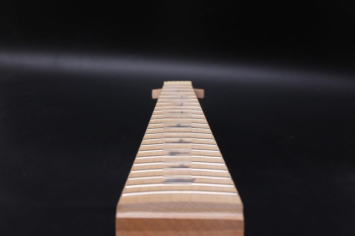Remplacement Du Manche De Guitare Inachevé, 22 Frettes, 25 Pouces, En Acajou Et Érable