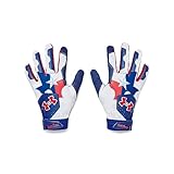 Under Armour Men's Clean Up Culture Baseball Gloves, (400) Royal/White/Red, Large