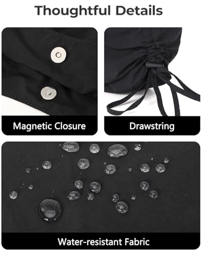 Bolso Hobo Grande de Nylon para Mujer miniatura 5