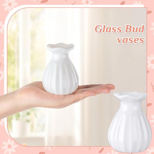 Vases à bourgeons en verre x20 pour centres de table de mariage
