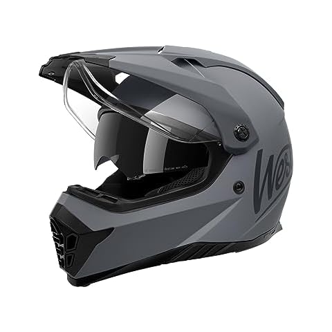 Westt Full Face Motorcycle Helmet with Dual Visor Cover