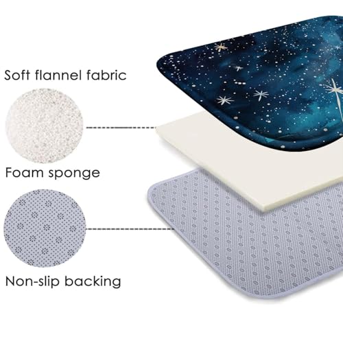 Tapis de bain en mousse à mémoire de forme VCS Planètes M