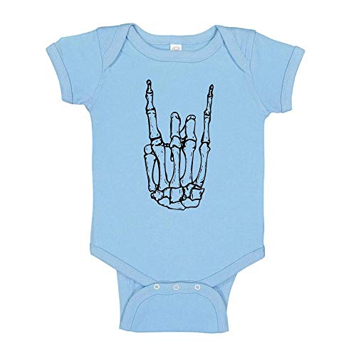 TATY Kids Skeleton Rock Hand Baby Infant Bodysuit